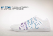 История технологии Nike Flywire Технология Nike Flywire