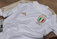 Форма в честь 125-летия итальянского футбола Форма сборной Италии 2023 года в честь 125-летия итальянской федерации футбола