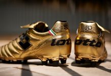 Золотые бутсы в честь 50-летнего юбилея Lotto Бутсы Lotto Gold Stadio