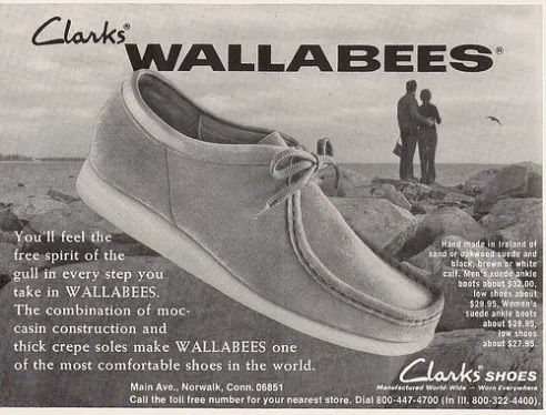 Ботинки Clarks Wallabee