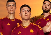 Форма “Ромы” с ретро лого на сезон 2023/2024 Форма Ромы 2023 2024