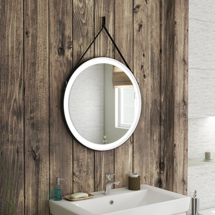 Необычные зеркала для ванной комнаты
