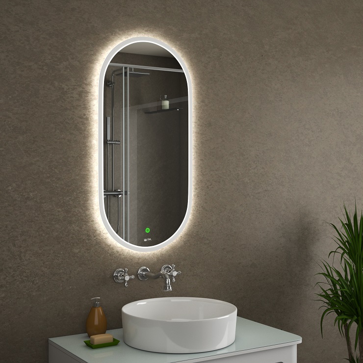 Необычные зеркала для ванной комнаты