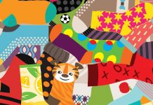 Самая большая мозаика из носков на ВДНХ Самая большая мозаика из носков