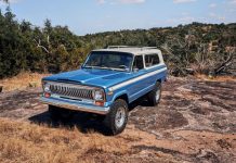 Восстановленная версия Jeep Cherokee 1975 Jeep Cherokee 1975