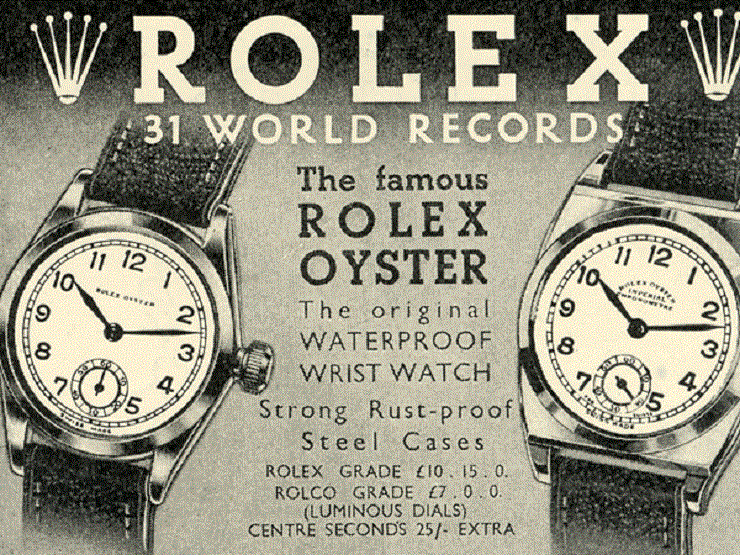 Реклама Rolex