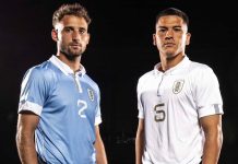 Форма сборной Уругвая в честь первого Олимпийского золота Форма сборной Уругвая