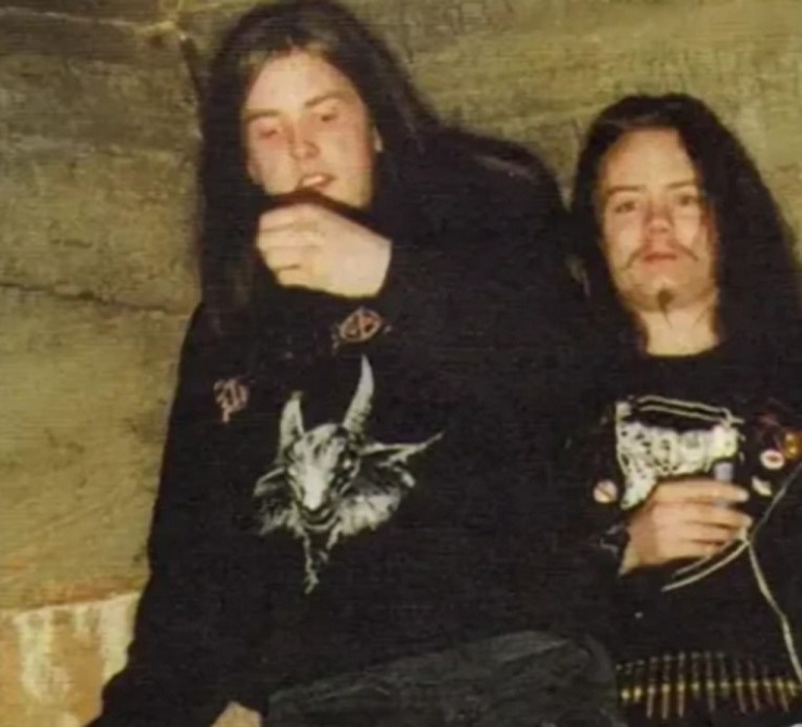 Varg и Euronymous (реальное фото)