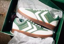 Релиз кроссовок Hummel в честь юбилея “Вердера” Зеленые кроссовки Hummel