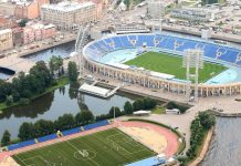 Самые крупные футбольные стадионы Санкт-Петербурга Футбольный стадион в Санкт-Петербурге
