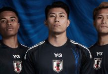 Коллаб Y-3 и Японской ассоциацией футбола Форма сборной Японии от Y-3
