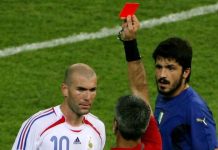 Преступление и наказание: 5 самых известных удалений в мировом футболе самые известные удаления в мировом футболе