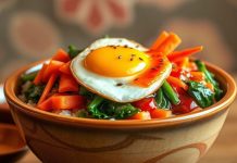 Традиционные блюда сахалинской кухни Блюдо Пибимпап