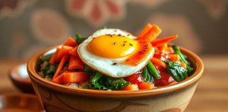 Традиционные блюда сахалинской кухни Блюдо Пибимпап