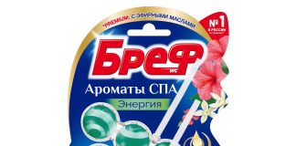 Премиум-линейка Бреф Ароматы Спа: туалетные блоки с ароматами, дарящими спокойствие Бреф Ароматы Спа