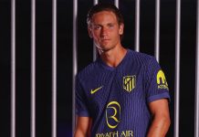 Мадридский “Атлетико” представил молниеносную выездную форму на сезон 2025/2026 Форма Атлетико Мадрид 2025 2026