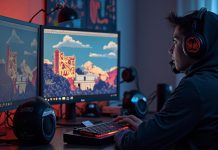 Роль спонсорства в современном киберспорте Кибеспортсмен за компьютерным столом