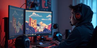 Роль спонсорства в современном киберспорте Кибеспортсмен за компьютерным столом