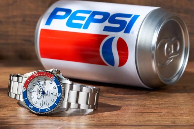 Часы Pepsi x Seiko 5 Sports