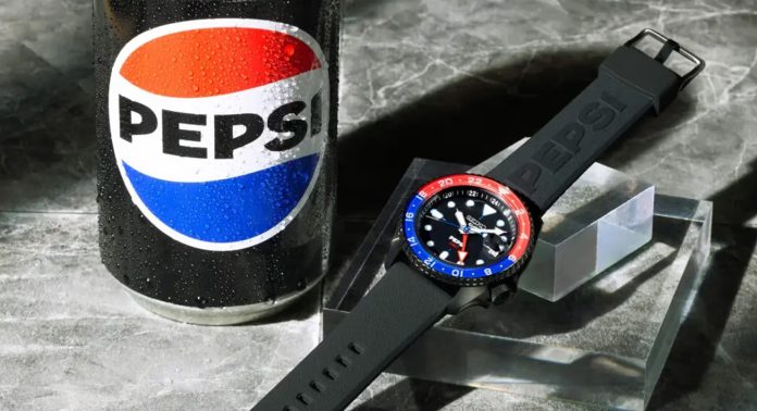 Часы Pepsi x Seiko 5 Sports