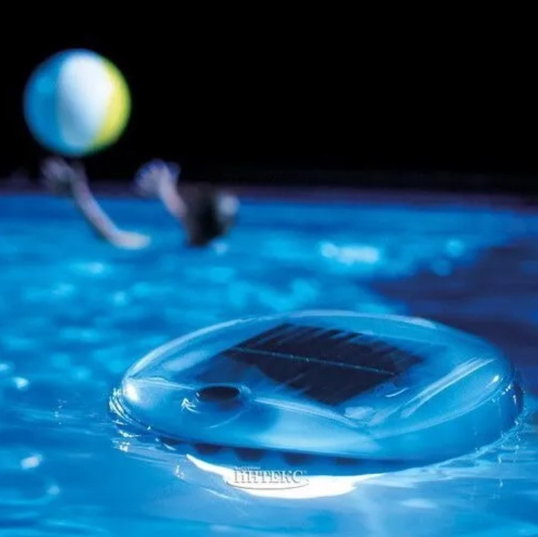 Светодиодная подсветка для бассейна Intex Solar Powered LED Floating Light