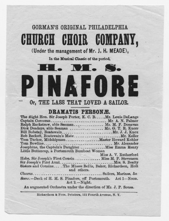 Джон Суза Фрегат Пинафор