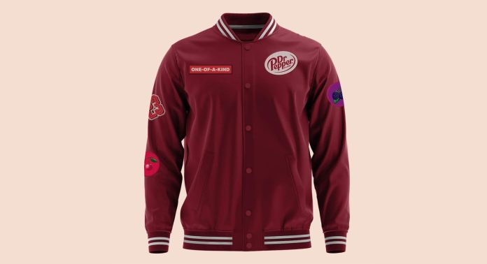 Бомбер Dr Pepper с нашивками