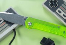 Arcade Lite Knife — карманный нож в стиле аркадных автоматов от Flytanium Нож Arcade Lite Knife