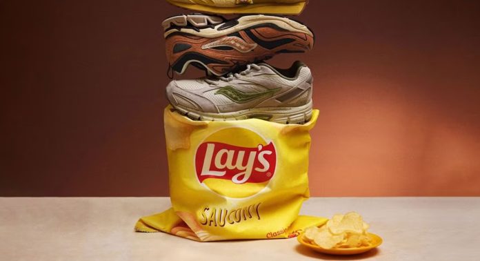 Кроссовки Lays x Saucony