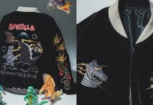 BEAMS JAPAN отмечает 50-летие эксклюзивной сукаян-курткой «Godzilla» от Tailor Toyo Куртка Tailor Toyo x BEAMS JAPAN Godzilla