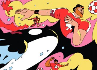 Visa запускает арт-коллекцию к ЧМ-2026, вдохновлённую футболом Арт-проект Visa у ЧМ-2026