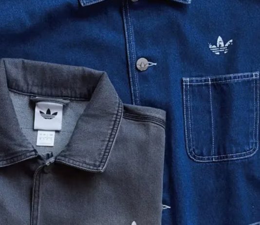 adidas Originals переосмысливает наследие в SS26 с джинсовыми coverall-куртками Куртка adidas Originals Denim Coverall Vintage