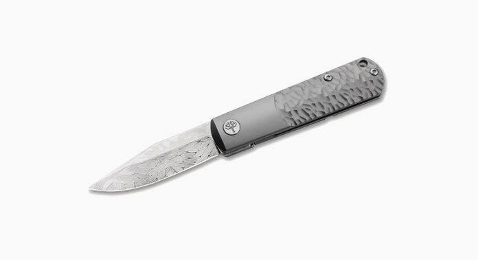 boker-brlw-meteorite-damast-platinum-edition-1 Нож Böker BRLW Meteorite Damast EDC