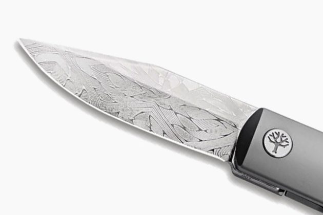 Нож B&ouml;ker BRLW Meteorite Damast EDC