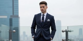 Мужской комфорт: функциональные ткани и удобные формы для городской жизни Стильный мужской городской костюм