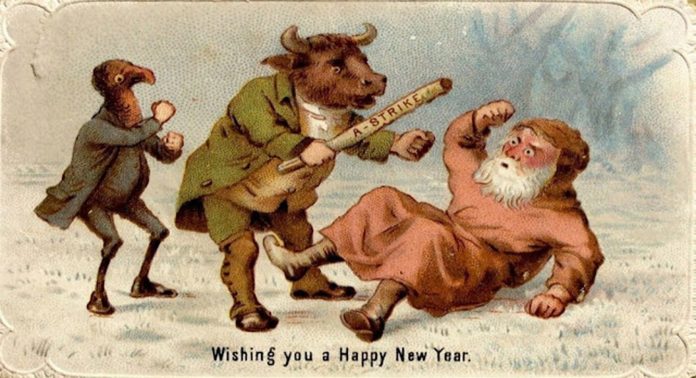 novogodnije-retro-kartochki-0-1 Викторианские новогодние открытки