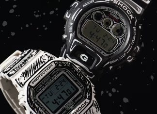 G-Shock и Джошуа Вайдс стерли границы между скетчем и часами Часы Casio G-SHOCK x Joshua Vides DW5600 и DW6900