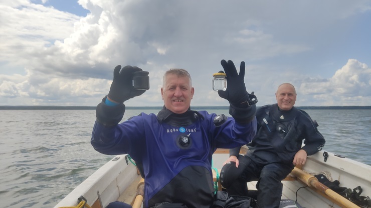 Самая глубокая точка Плещеева озера