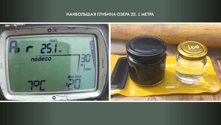 Самая глубокая точка Плещеева озера