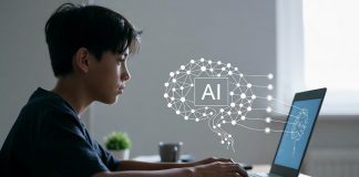 Поколение, которое учится вместе с ИИ и то, как меняется восприятие знаний Подросток использует нейросеть