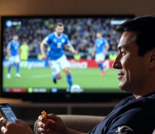 Как делать ставки на футбол в Узбекистане: практическое руководство для начинающих Мужчина смотрит футбольный матч сборной Узбекистана