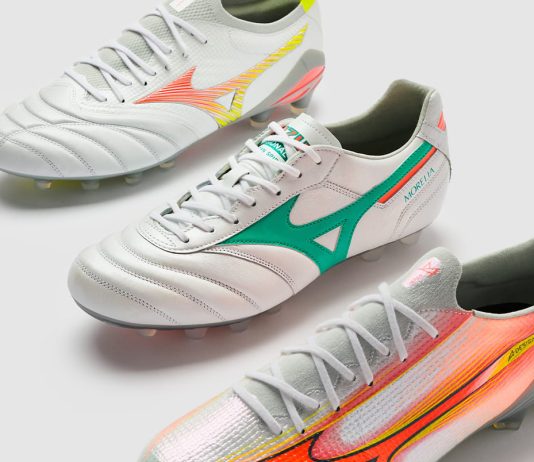Mizuno выпустили Prism White Pack: новый сезон и дорога на чемпионат мира Бутсы Mizuno Prism White Pack
