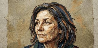 Бумажная пластика листов Анастасии Горшковой: как цвет становится частью портрета жен художников Художница Анастасия Горшкова