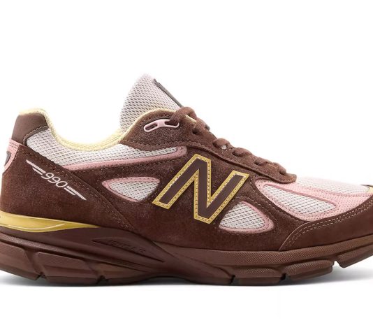 New Balance 990v4: пумперникель и розовый мел — тёплый акцент в сезонной линейке Кроссовки New Balance 990v4