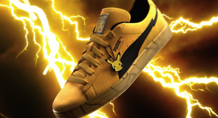 Кроссовки PUMA x Pokemon Suede Pikachu