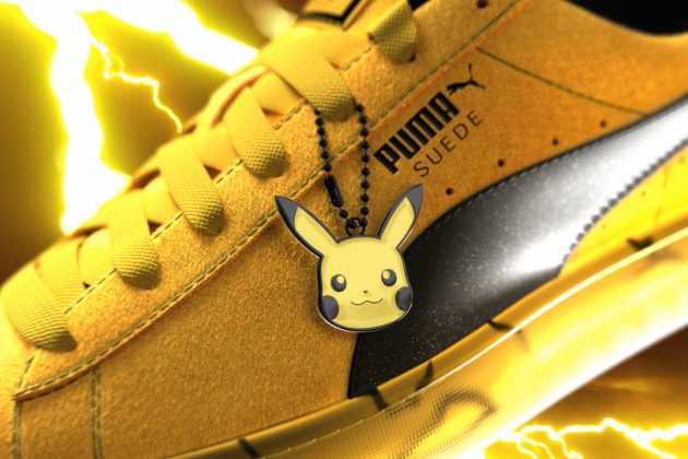 Кроссовки PUMA x Pokemon Suede Pikachu