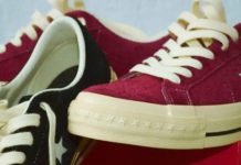 Converse возвращается в 90-е: One Star Aged Suede AG в бордовом и чёрном Кеды Converse One Star Aged Suede AG