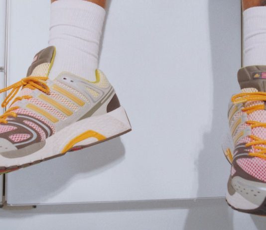 Ларри Джун и adidas Originals представляют Adistar Control 5 «Watermelon Smoothie» Кроссовки adidas Originals Adistar Control 5 Watermelon Smoothie