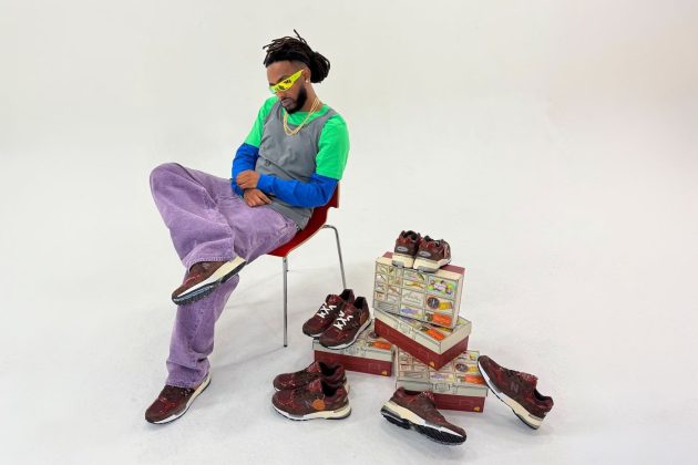 Кроссовки Amine x New Balance 992 Outdoor School