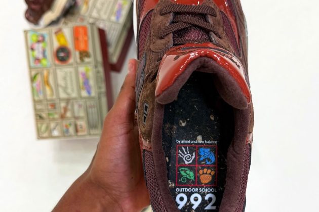 Кроссовки Amine x New Balance 992 Outdoor School
